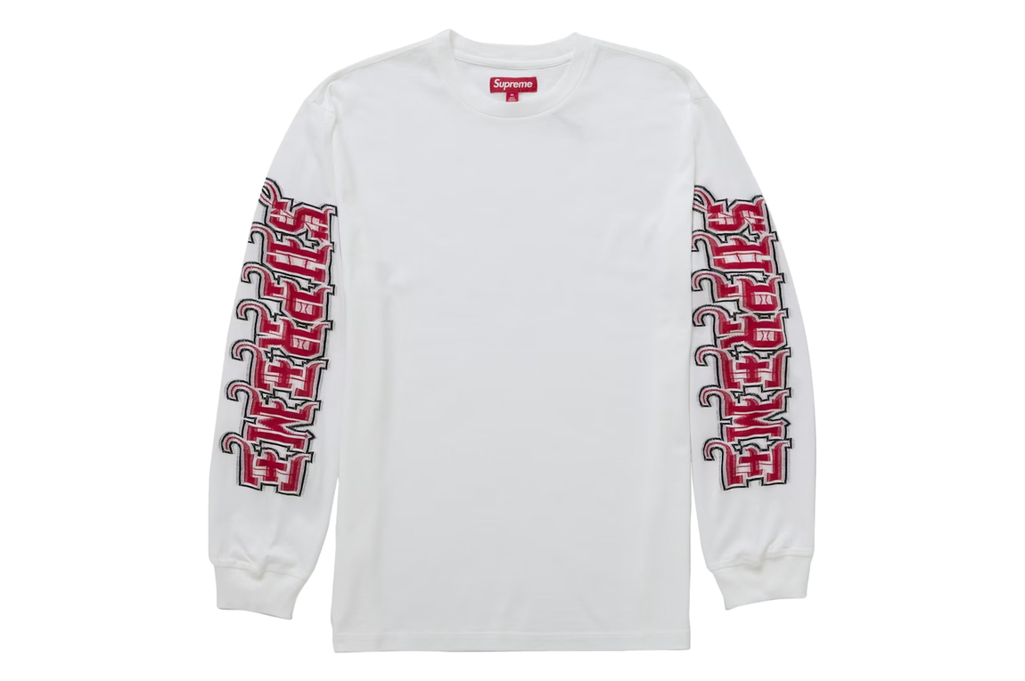 Supreme Intarsia Longsleeve White