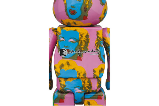 Bearbrick Andy Warhol Marilyn 400% and 100% set