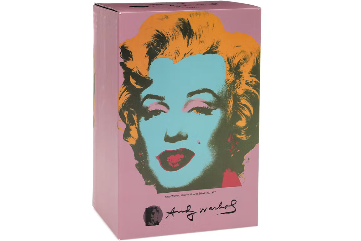 Bearbrick Andy Warhol Marilyn 400% and 100% set