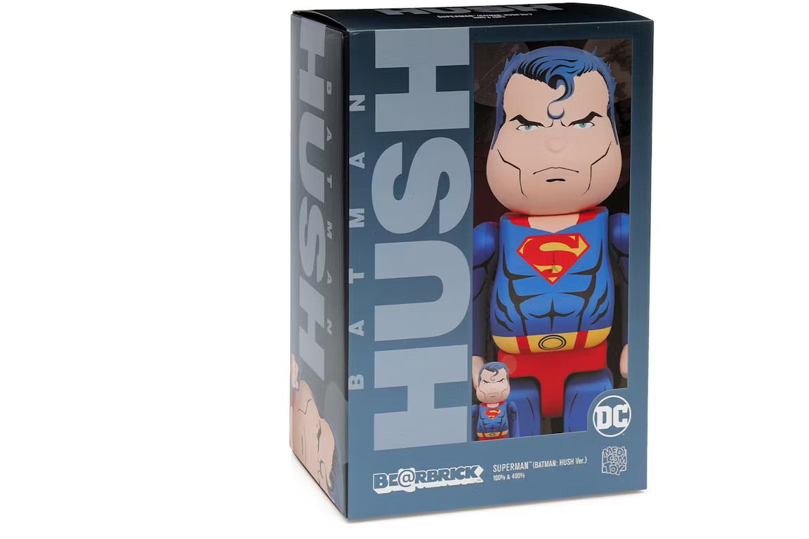 Bearbrick Superman 400% and 100% set