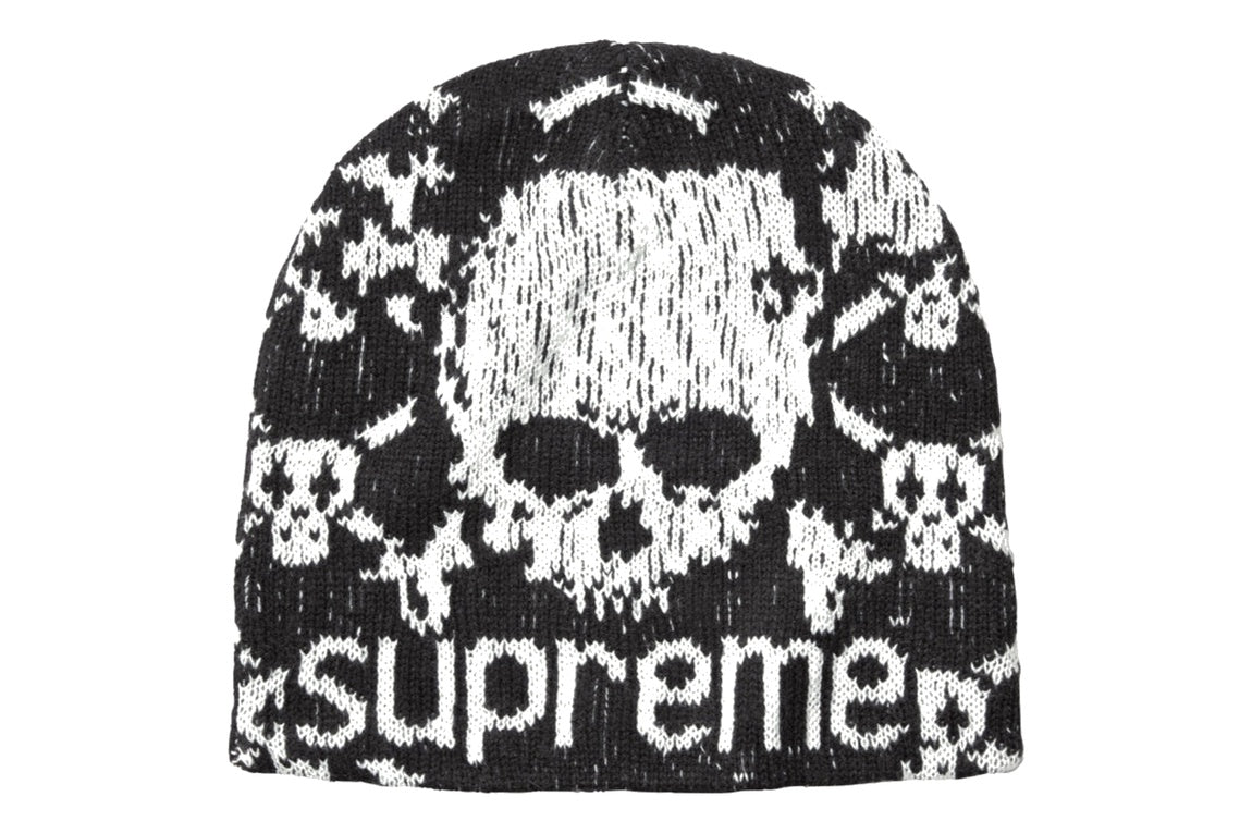 Supreme Vanson Leathers Skull Benie Black