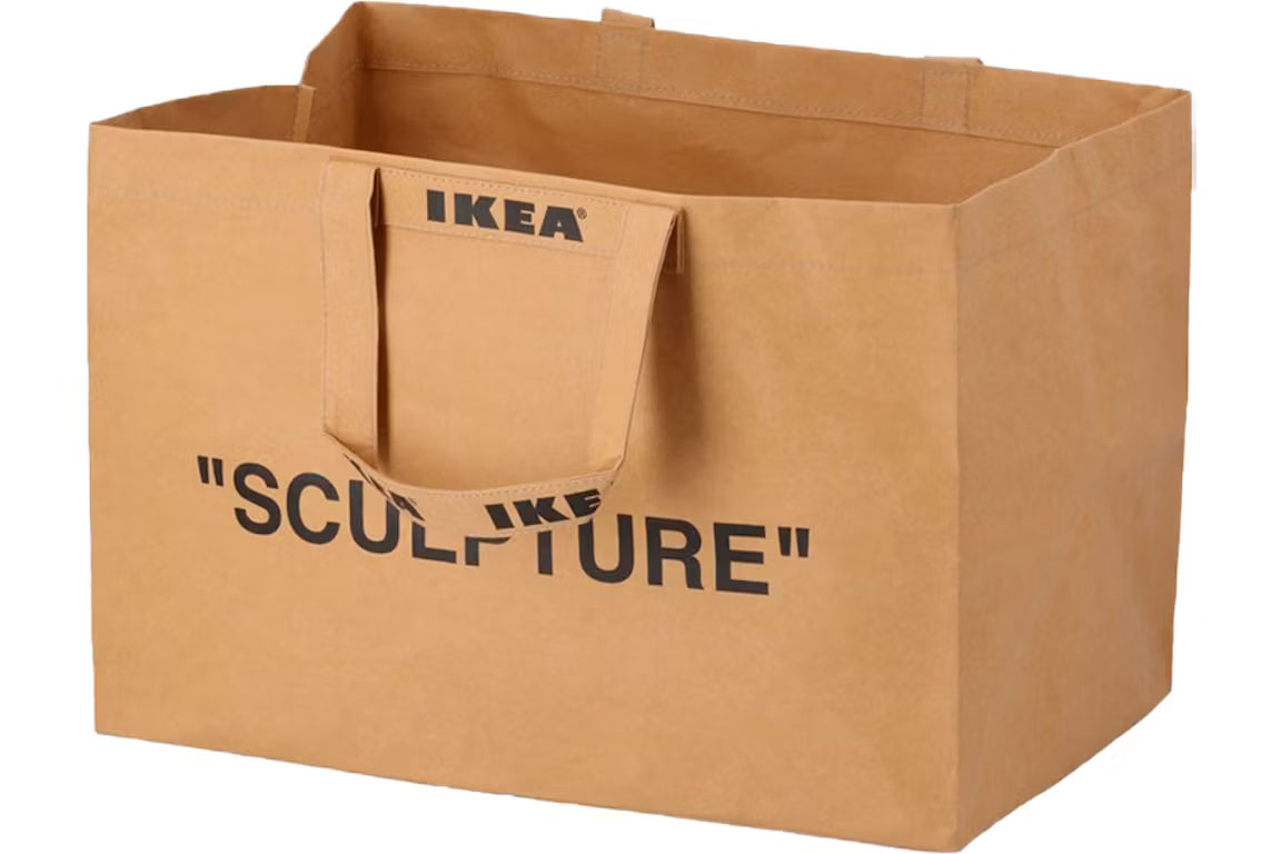 Ikea x Virgil Abloh Borsa ‘Sculpture’ Brown Large
