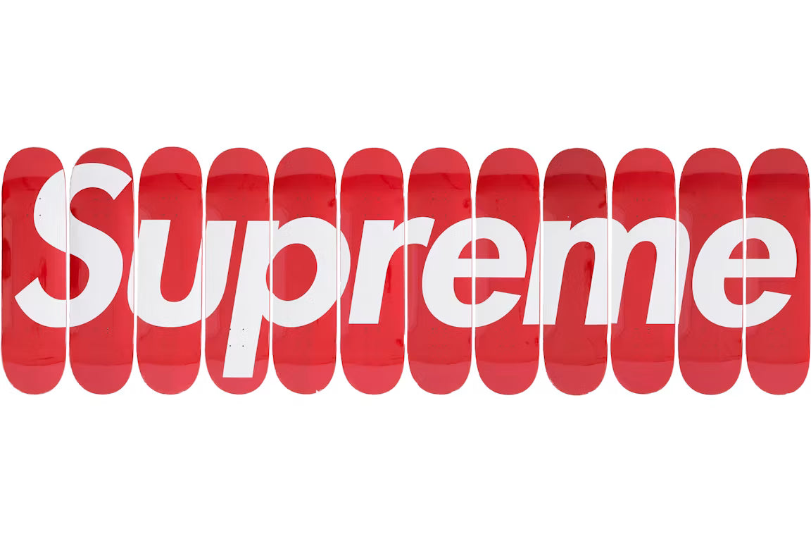 Supreme Skateboard 12 Deck Supreme Box Red