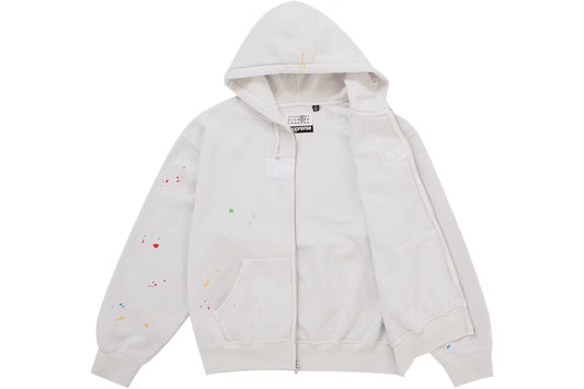 Supreme Box Logo Hoodie MM6 Maison Margiela White