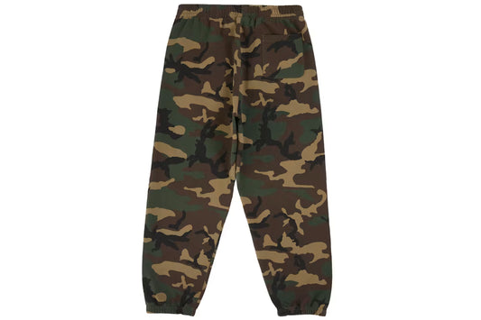 Supreme Satin Applique Sweatpants (2026) Woodland Camo