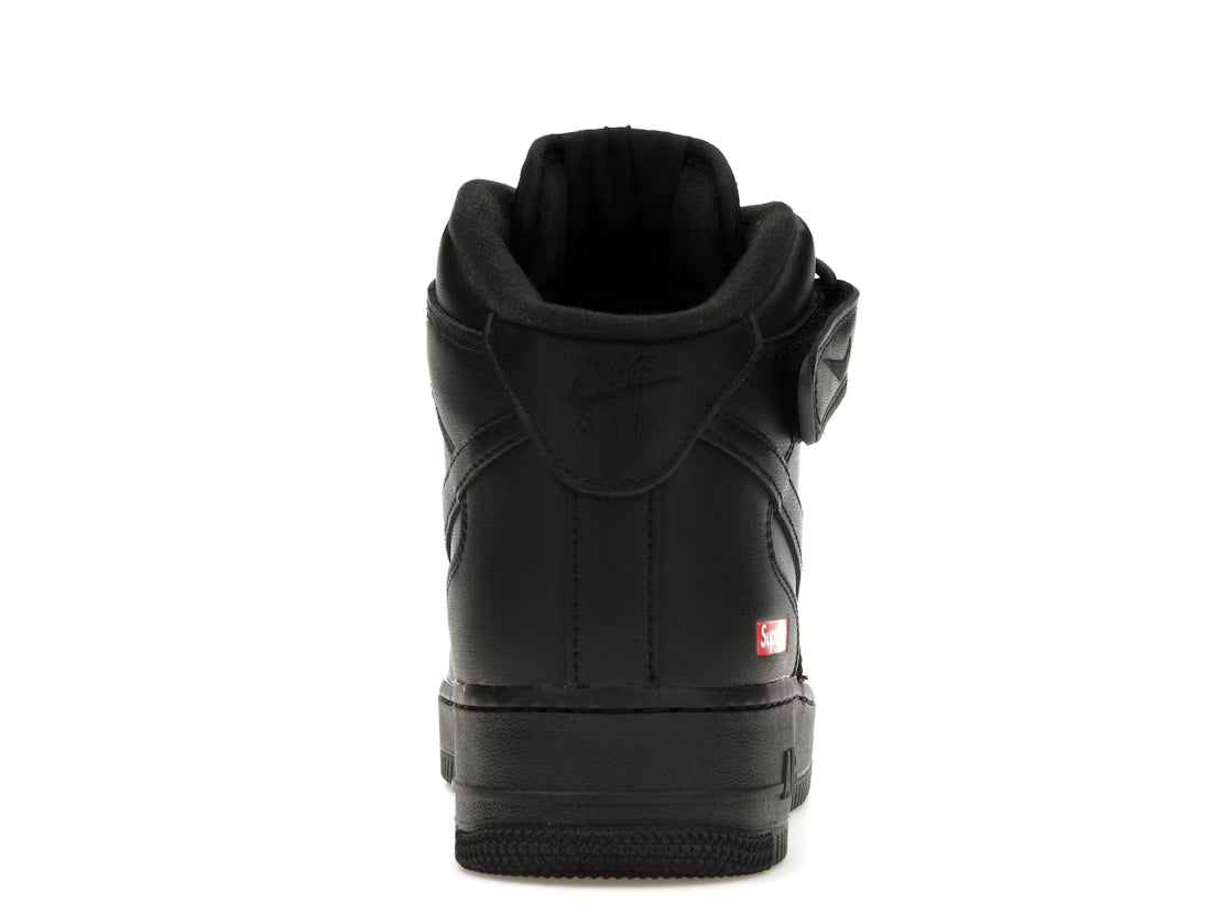 Nike Air Force 1 Mid Black Supreme