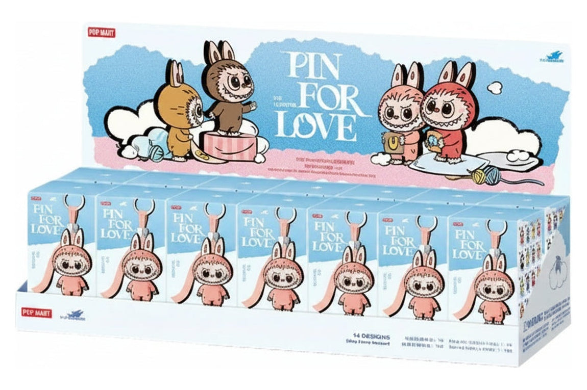 Pop Mart Labubu Pin For Love N-Z set - 14 blind boxes