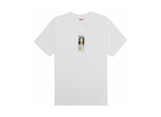 T-Shirt Supreme Box Logo Player Card White