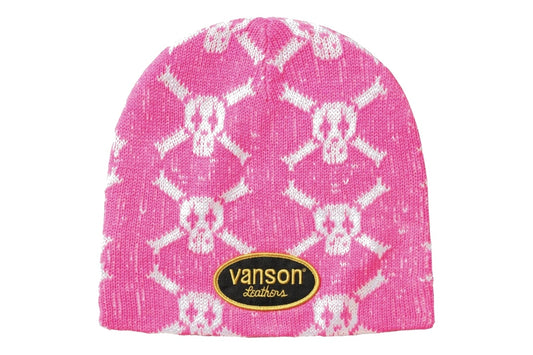 Supreme Vanson Leathers Skull Benie Pink