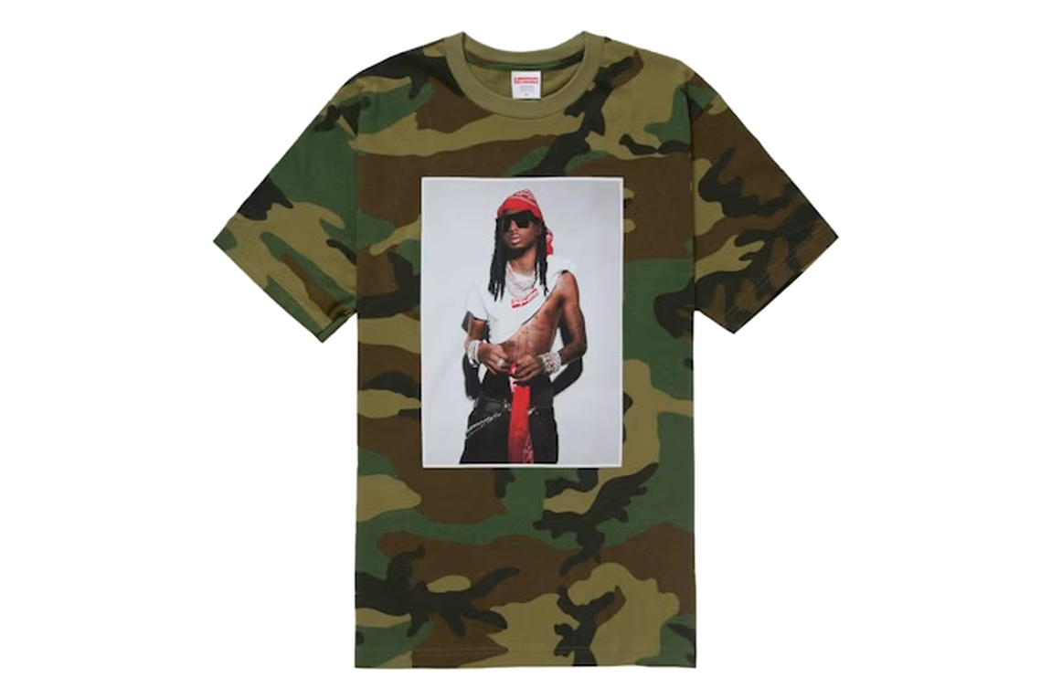 T-shirt Supreme Playboi Carti Woodland Camo