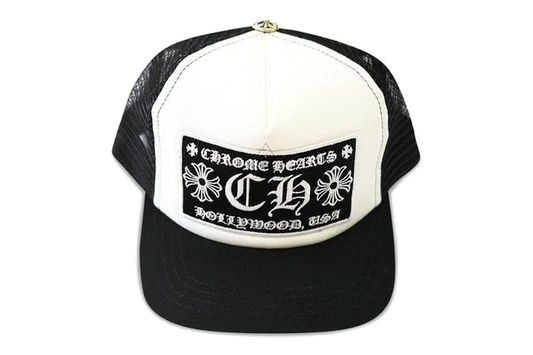 Chrome Hearts Trucker Hollywood White Black