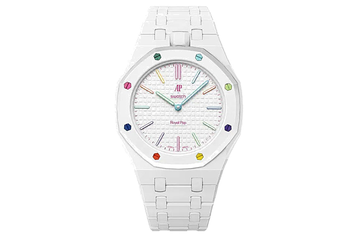 Audemars Piguet x Swatch Royal Pop  ‘Huit Blanc’