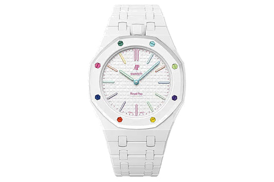 Audemars Piguet x Swatch Royal Pop  ‘Huit Blanc’