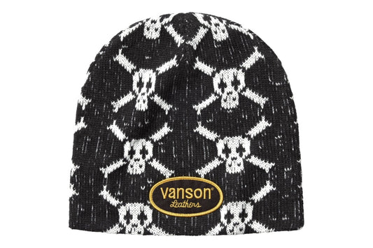 Supreme Vanson Leathers Skull Benie Black