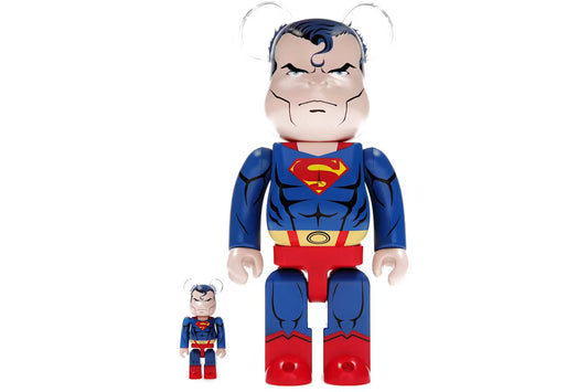 Bearbrick Superman 400% and 100% set