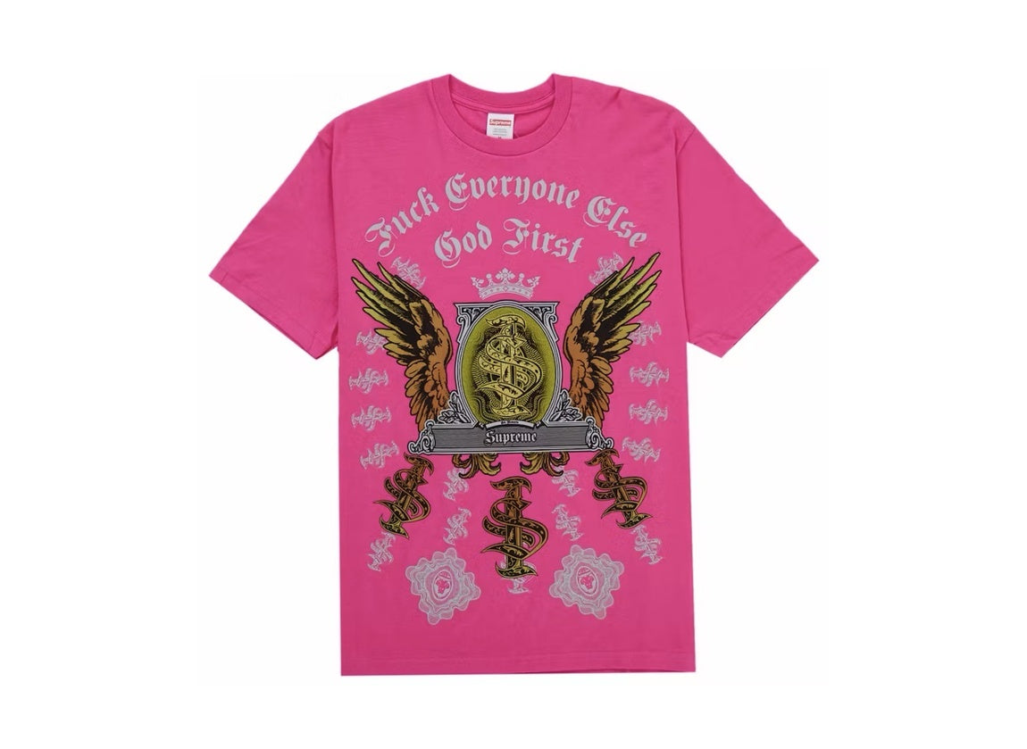 T-Shirt Supreme Money Fuscia