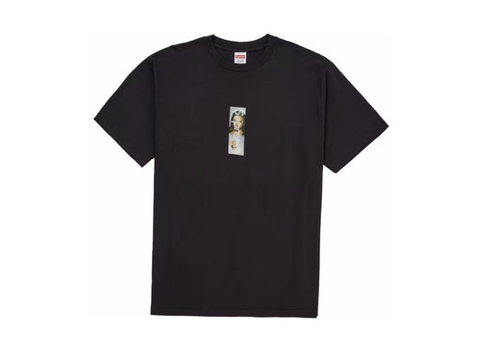 T-Shirt Supreme Box Logo Player Card Black