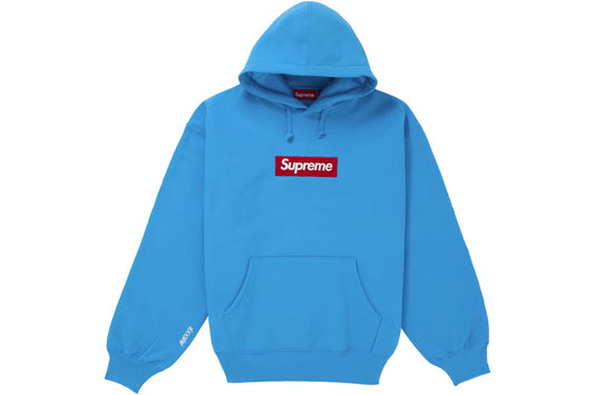 Supreme Box Logo Hoodie Blue