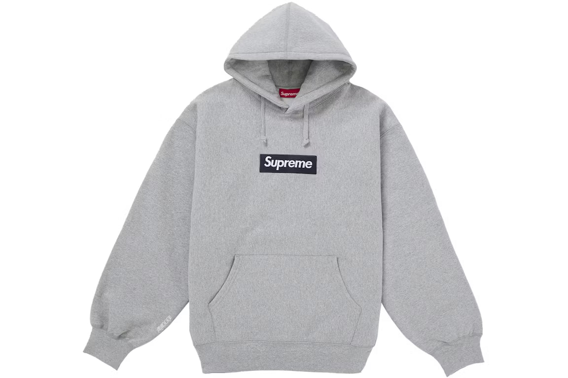 Supreme Box Logo Hoodie Grey