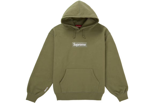 Supreme Box Logo Hoodie Olive