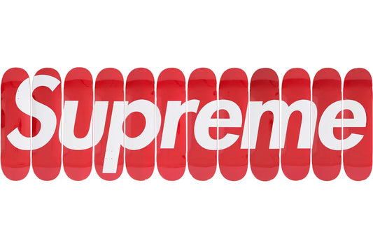 Supreme Skateboard 12 Deck Supreme Box Red