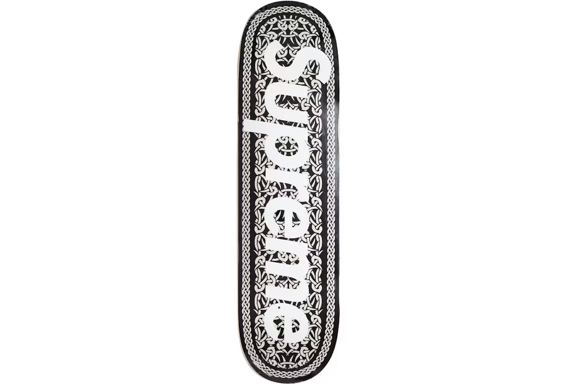 Supreme Skateboard Deck Celtic Knot Black
