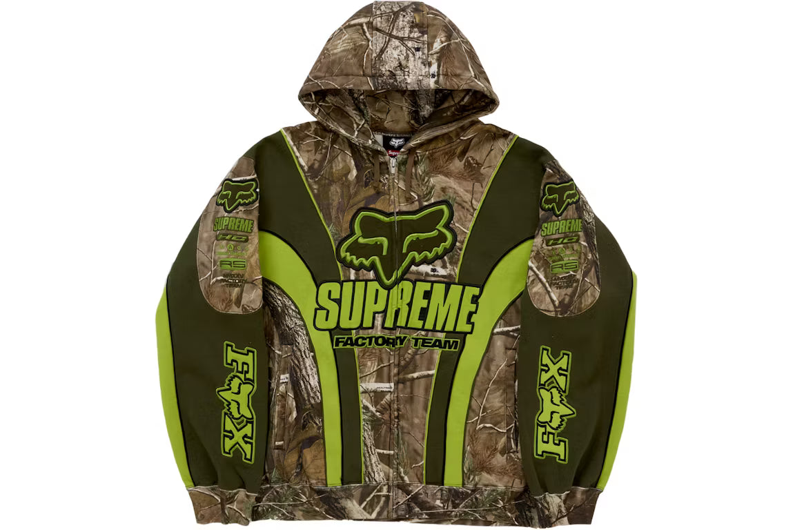 Supreme Hoodie Fox Racing Realtree Camo