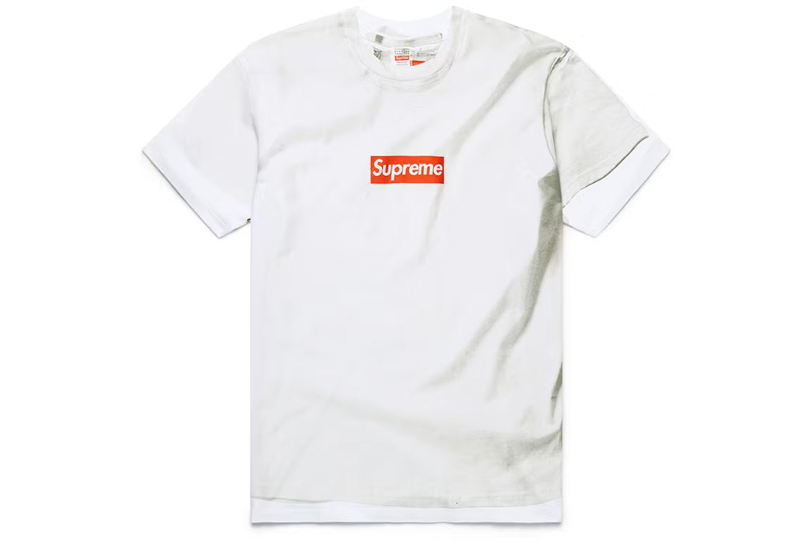 T-shirt Supreme MM6 Maison Margiela Box Logo White