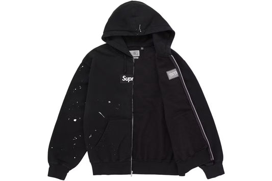 Supreme Box Logo Hoodie MM6 Maison Margiela Black