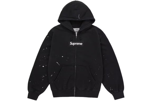 Supreme Box Logo Hoodie MM6 Maison Margiela Black
