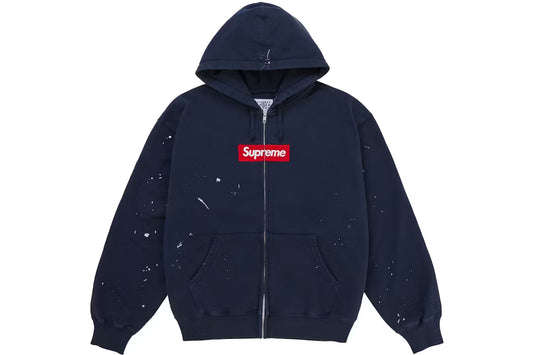 Supreme Box Logo Hoodie MM6 Maison Margiela Navy