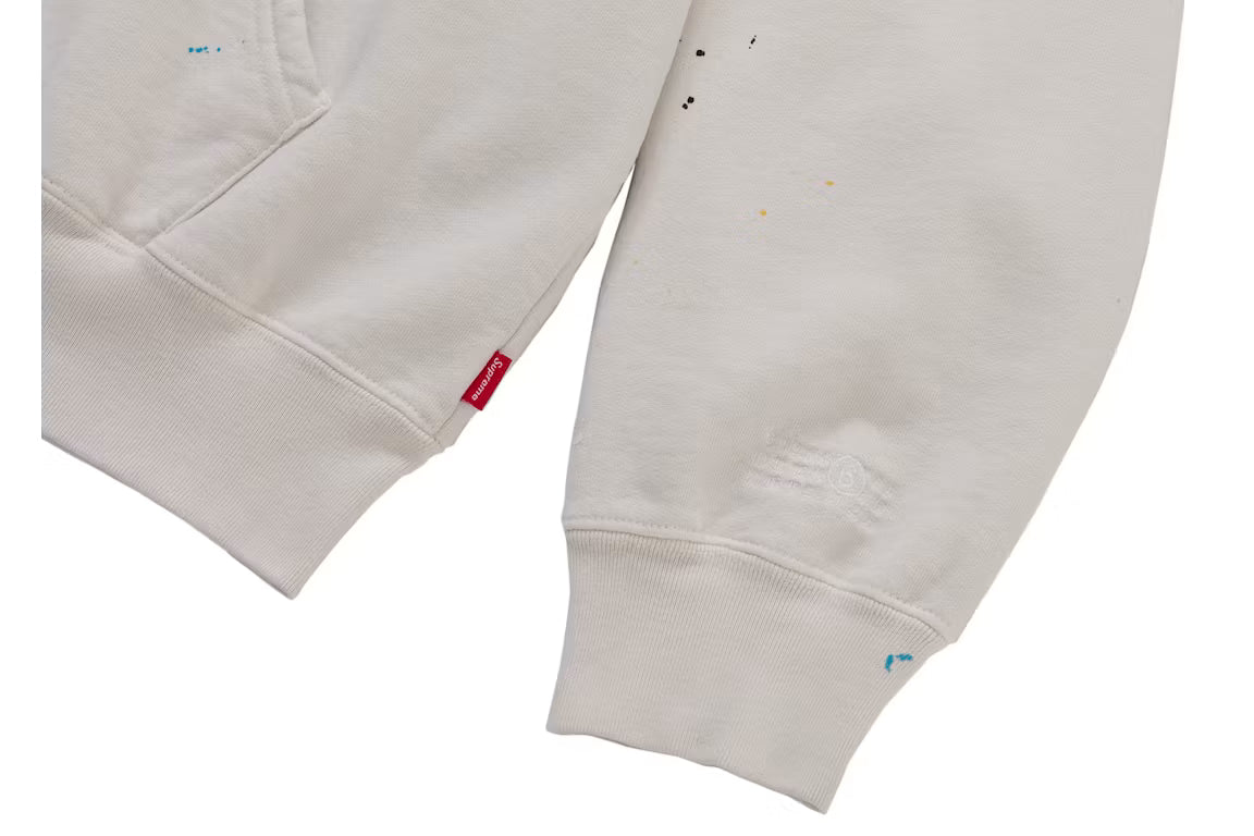 Supreme Box Logo Hoodie MM6 Maison Margiela White