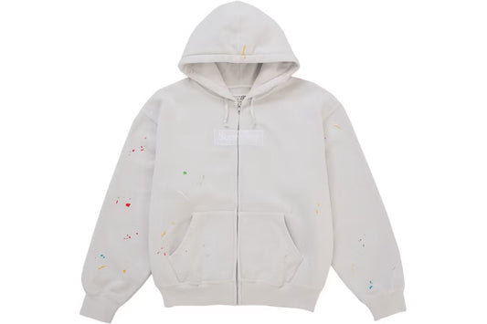 Supreme Box Logo Hoodie MM6 Maison Margiela White