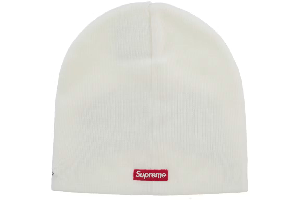 Supreme New Era Rhinestone Benie White