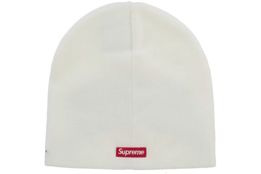 Supreme New Era Rhinestone Benie White