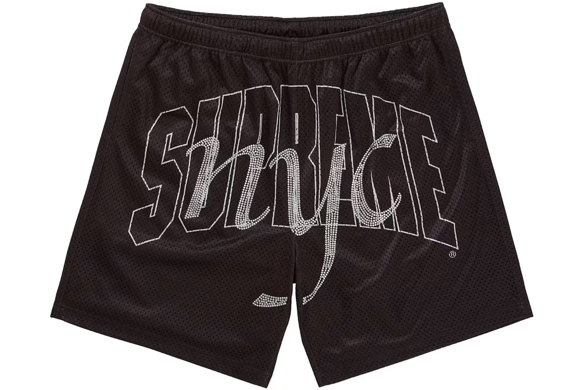 Supreme Mesh Rhinestone Black