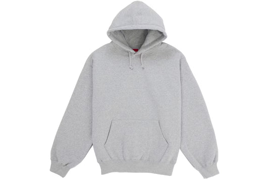 Supreme Satin Applique Hoodie (2026) Grey