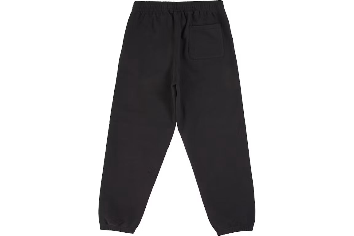 Supreme Satin Applique Sweatpants (2026) Black