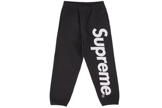 Supreme Satin Applique Sweatpants (2026) Black