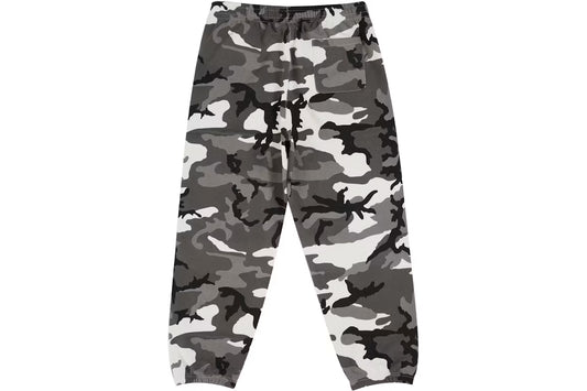 Supreme Satin Applique Sweatpants (2026) Snow Camo
