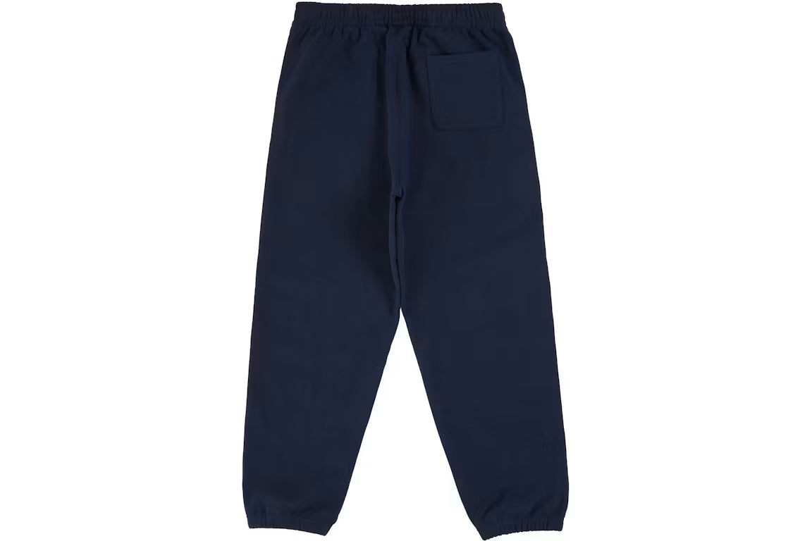 Supreme Satin Applique Sweatpants (2026) Navy