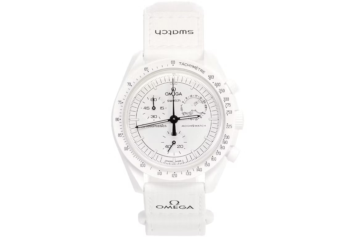 Swatch x Omega Bioceramic Moonswatch Mission to Moonphase Snoopy