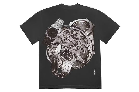 T-shirt Travis Scott CJ x Audemars Piguet Collage Black