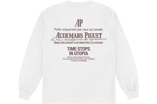 Longsleeve Travis Scott CJ x Audemars Piguet Utopia White