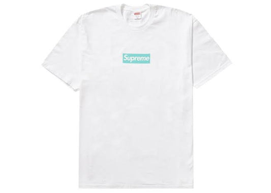 T-shirt Supreme x Tiffany Box Logo