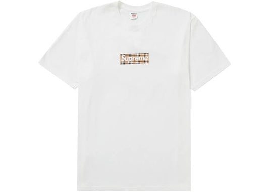 T-shirt Supreme x Burberry Box Logo White
