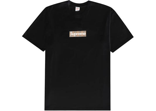 T-shirt Supreme x Burberry Box Logo Black