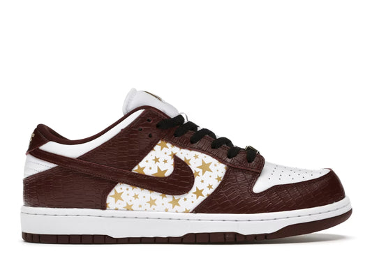 Nike Dunk Low SB Supreme Stars Brown