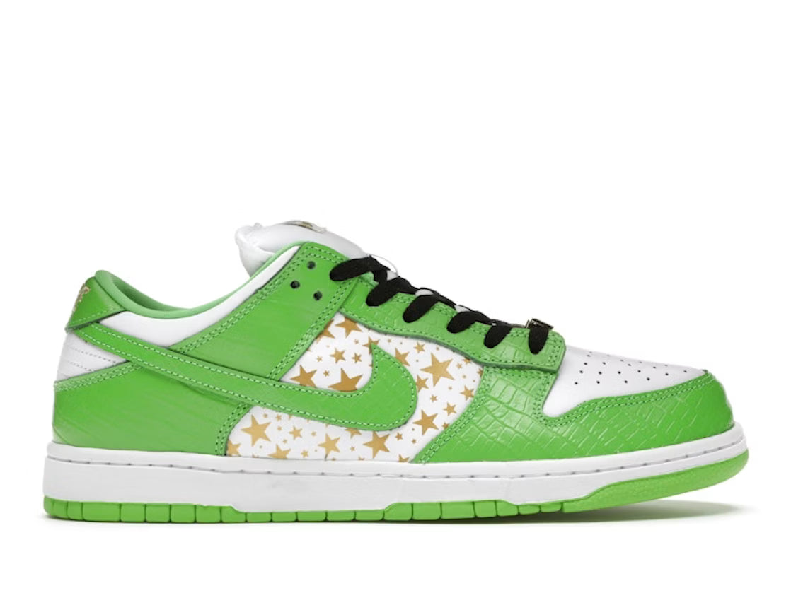 Nike Dunk Low SB Supreme Stars Green