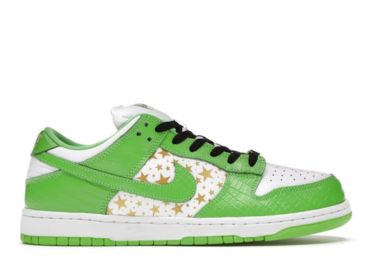Nike Dunk Low SB Supreme Stars Green